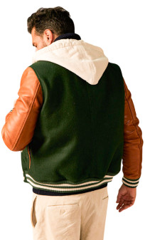 Blouson Cuir Homme Teddy Redskins Cambridge School