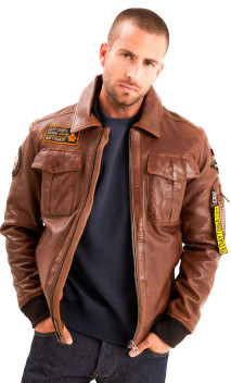 Guynemer Blouson Aviateur Cuir Daytona