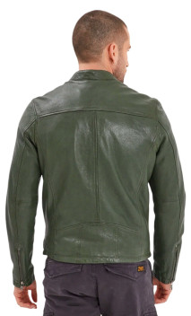 GAFINO - Blouson cuir motard homme DAYTONA