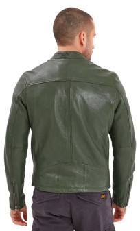 GAFINO - Blouson cuir motard homme DAYTONA