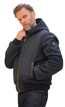 Drone Patrouille de France Blouson Cuir Homme