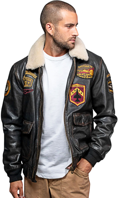 Mock Aviateur Cuir Homme Daytona