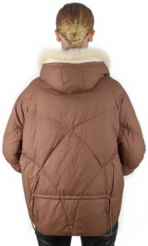 Ivory Doudoune Courte Femme Levinsky