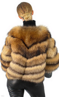 Luna Veste Courte Femme en marmotte Finlandaise Giorgio