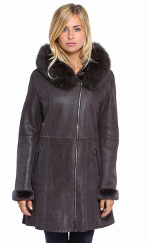 Napoli Manteau Peau Lainée L'Univers Du Luxe