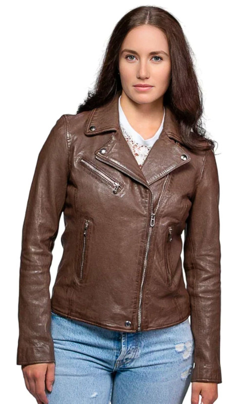 Olympe Rose Garden Perfecto Cuir Femme