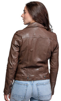 Olympe Rose Garden Perfecto Cuir Femme