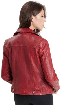 Olympe Rose Garden Perfecto Cuir Femme