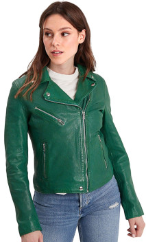 Olympe Rose Garden Perfecto Cuir Femme