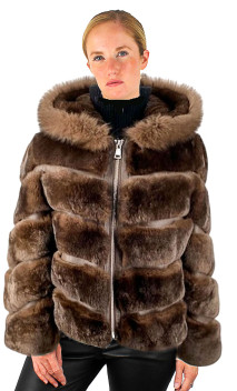 Shantti Veste Courte Femme en Rex Giorgio