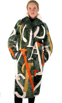 Starlette Kaki Manteau Femme Mouton L'Univers Du Luxe