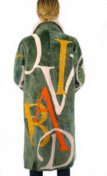 Starlette Kaki Manteau Femme Mouton L'Univers Du Luxe