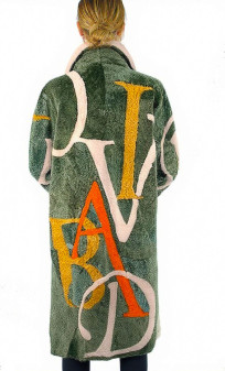 Starlette Kaki Manteau Femme Mouton L'Univers Du Luxe