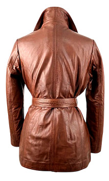 Emma Trench Cuir Black Lines