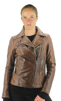 Juliette Perfecto cuir Femme Rose Garden