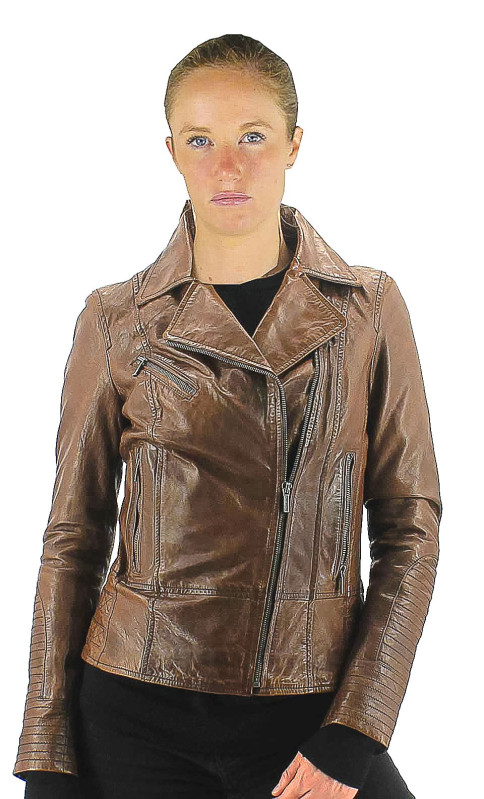 Juliette Perfecto cuir Femme Rose Garden