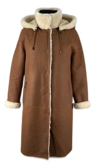 Giorgiana Manteau Long Réversible Femme Agneau Levinsky