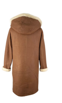 Giorgiana Manteau Long Réversible Femme Agneau Levinsky