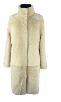 Giorgiana Manteau Long Réversible Femme Agneau Levinsky