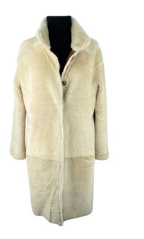Giorgiana Manteau Long Réversible Femme Agneau Levinsky