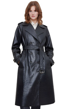 Belinda Trench Cuir L'Univers Du Luxe