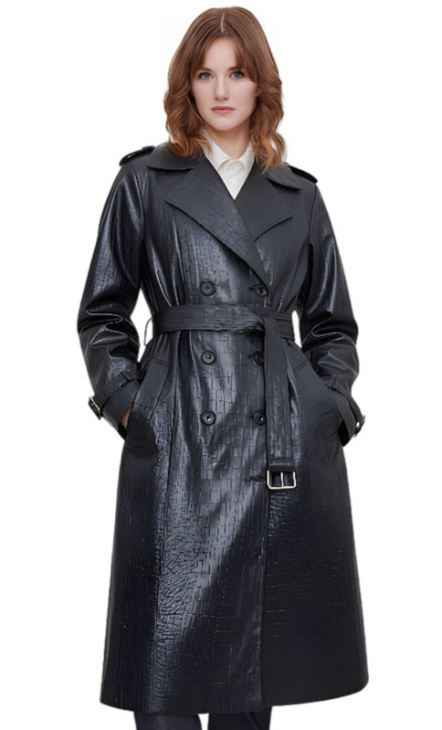 Belinda Trench Cuir L'Univers Du Luxe