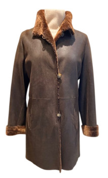 Zen Manteau Peau Lainée Tanatar