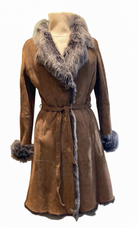 Uma Manteau Peau Lainée Femme