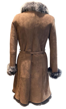 Uma Manteau Peau Lainée Femme