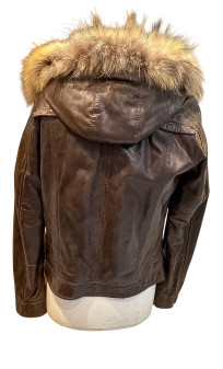 Sateli Blouson Cuir Femme Oakwood