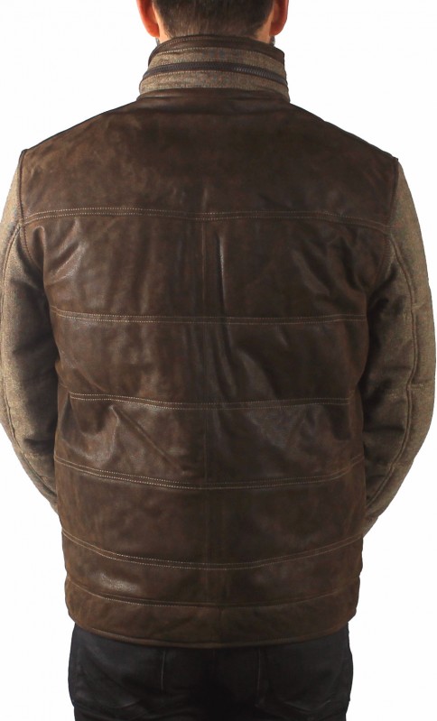 Blouson Cuir Homme TRAPPIN ORIGINAL Marron Taille XL - Neuf Avec étiquettes