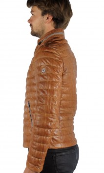 Doudoune Cuir Milestone Tereno