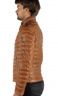 Doudoune Cuir Milestone Tereno