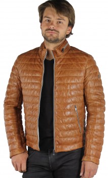 Doudoune Cuir Milestone Tereno