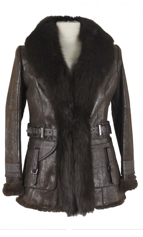 Veste Peau Lainée Elyze Linda