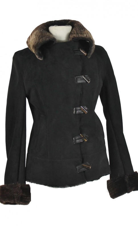 Veste Peau Lainée Elyze Lina