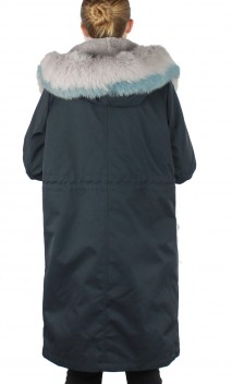 Parka Longue Doublée En Fourrure Intuition Chance