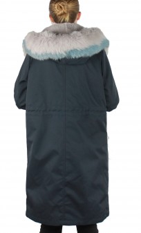 Parka Longue Doublée En Fourrure Intuition Chance