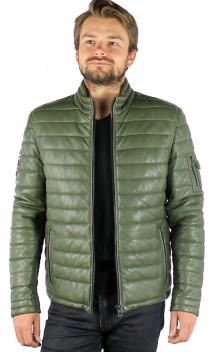 Doudoune Homme En Cuir Daytona Travis