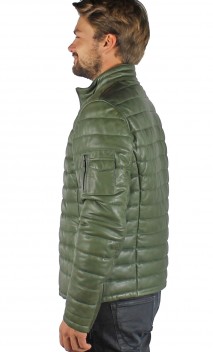 Doudoune Homme En Cuir Daytona Travis