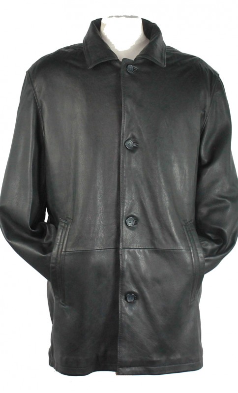 Veste Cuir Homme Quadro Newton