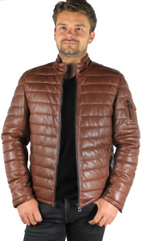 Doudoune Homme En Cuir Daytona Travis