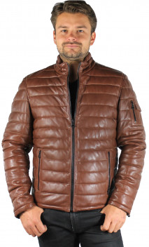 Doudoune Homme En Cuir Daytona Travis