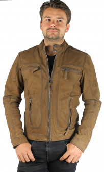 Blouson Cuir Nubuck Oakwood Castel