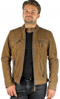 Blouson Cuir Nubuck Oakwood Castel