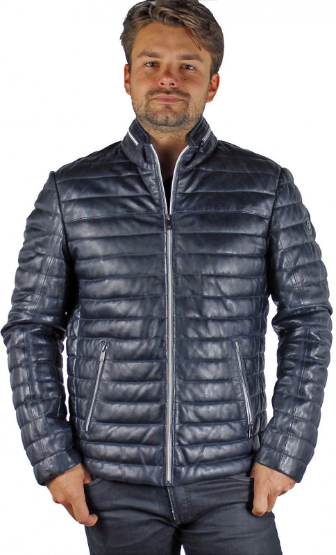 Doudoune Cuir Milestone Tereno