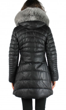 Doudoune Cuir Giorgio Jacqueline