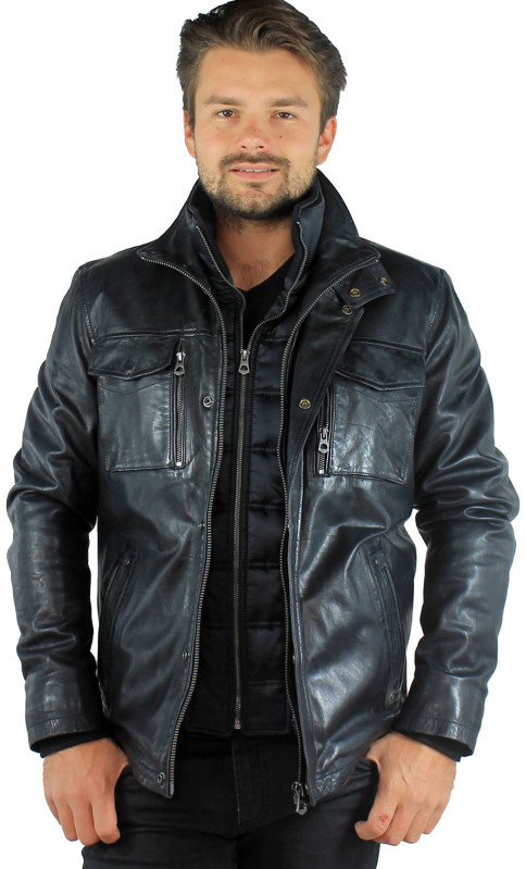 Veste Cuir Homme Anderson Daytona