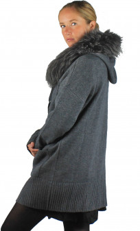 Cardigan Capuche Intuition Terry