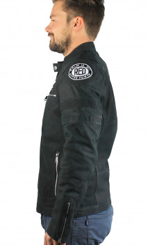 Blouson Cuir Homme Luther Redskins
